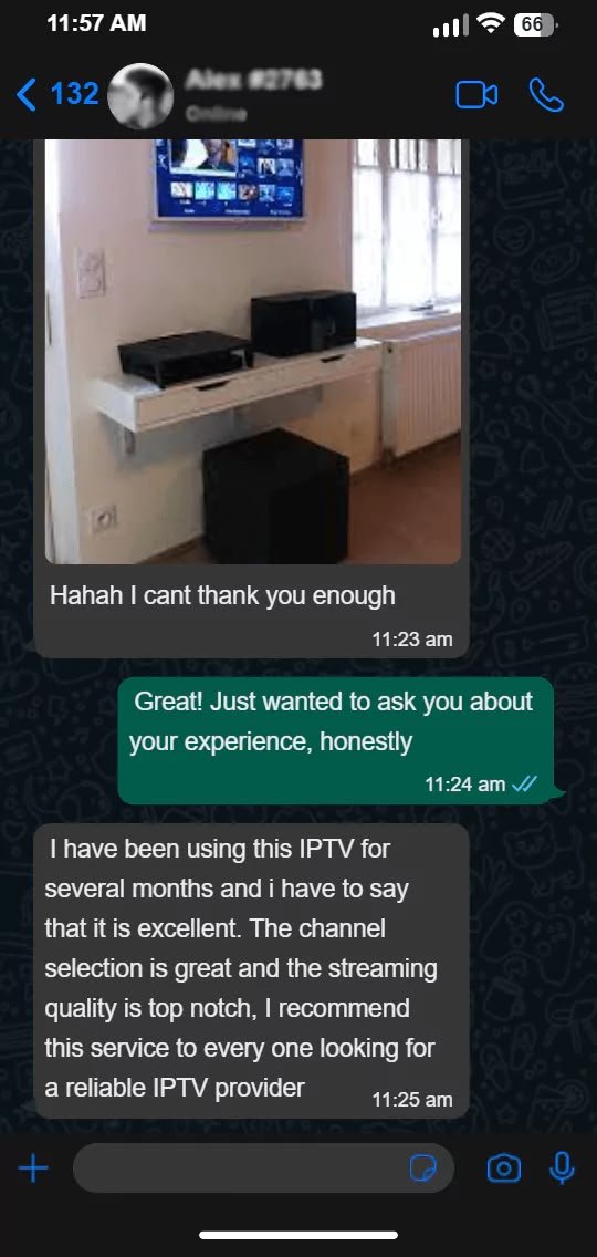 Kemo IPTV WhatsApp Customer Feedback